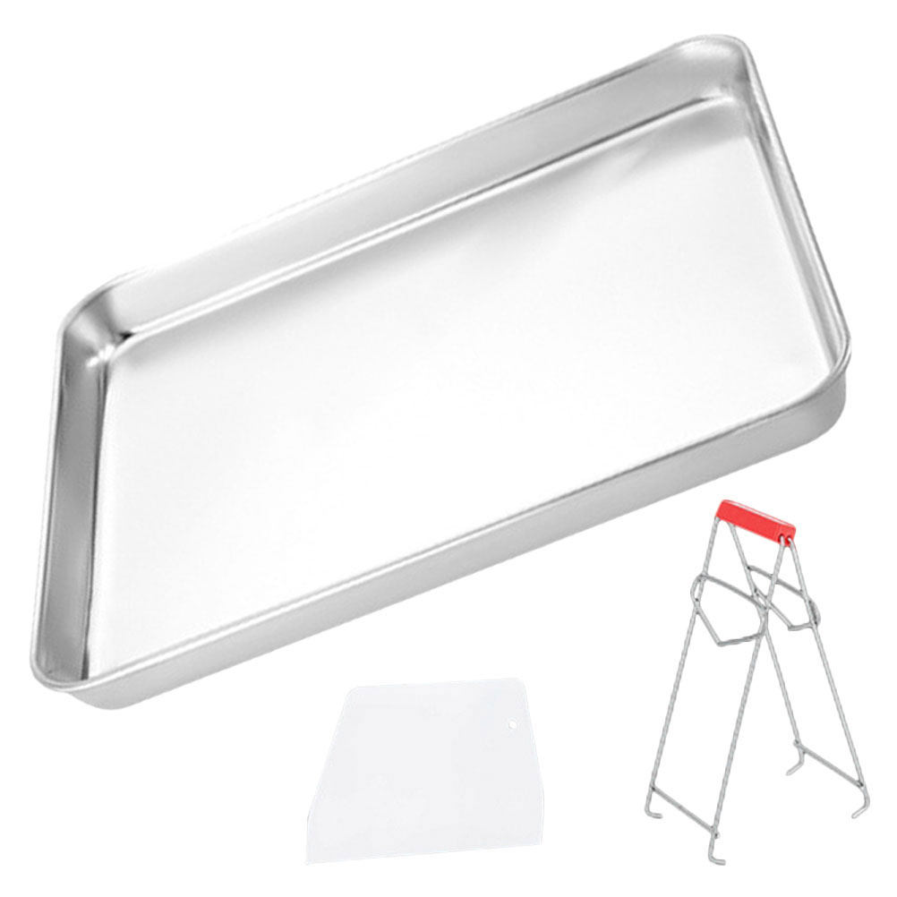 Kitchen Baking Ware - 1 セットステンレス鋼米麺ロール蒸し器長方形トレイ大容量ベーキングシートキッチンサービングパン