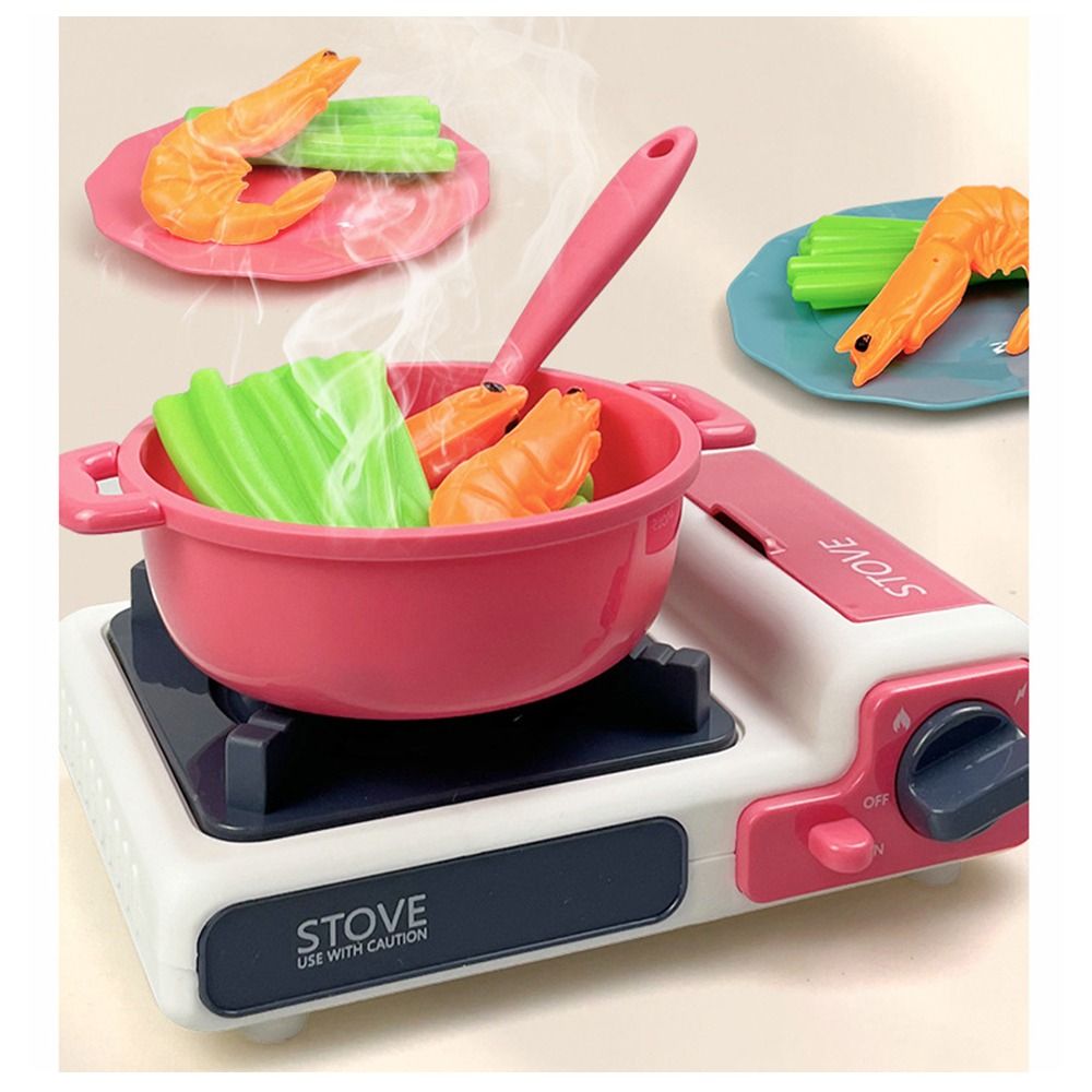 Baking Kitchen For Kids - クリエイティブ多色クッキングプレイセット電子レンジプラスチックままごとキッチンガスストーブシミュレーションデザインベーキングプレイセットギフト
