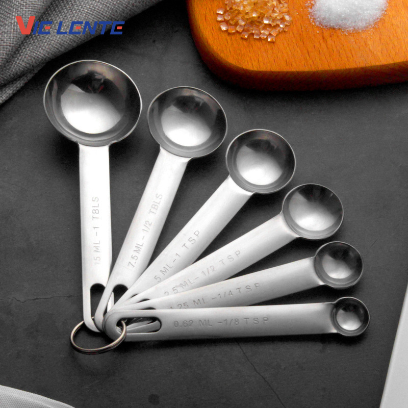 Kitchen Baking Kit - 多目的食品グレードのステンレス鋼計量スプーンコーヒーパウダースパイスメジャースクープキッチンベーキングツールキッチンツール