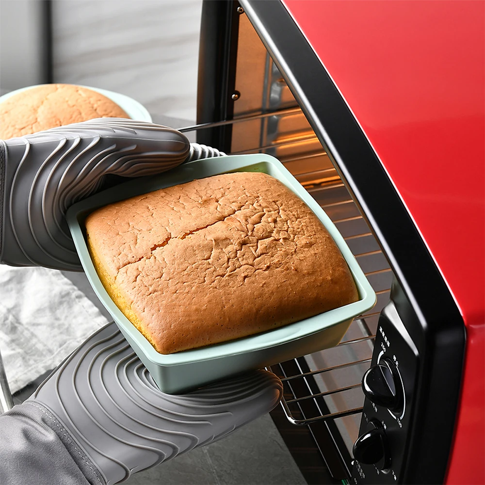 正方形のシリコンケーキモールド,簡単なリリース,ケーキパン, - Kitchen Baking Ware のレビューと価格