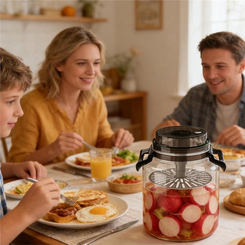 ABFU-発酵容器ジャー気密丸型保存容器ハンドル付きベーキン - Kitchen Baking Canisters のレビューと価格