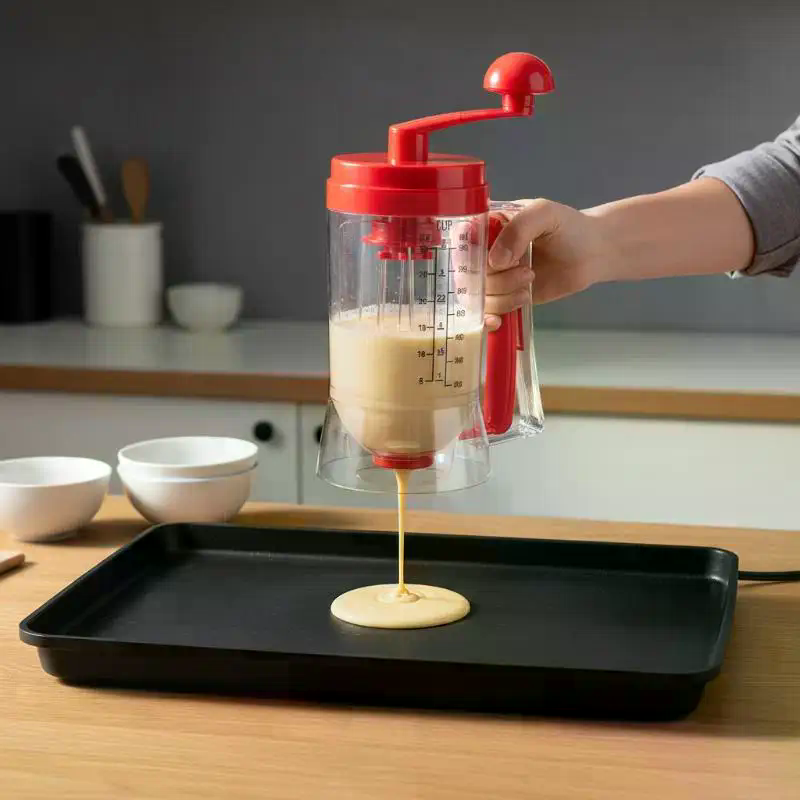 計量ラベル付きハンドヘルドディスペンサー、クッキーケーキマフ - Kitchen.Baking Labels のレビューと価格