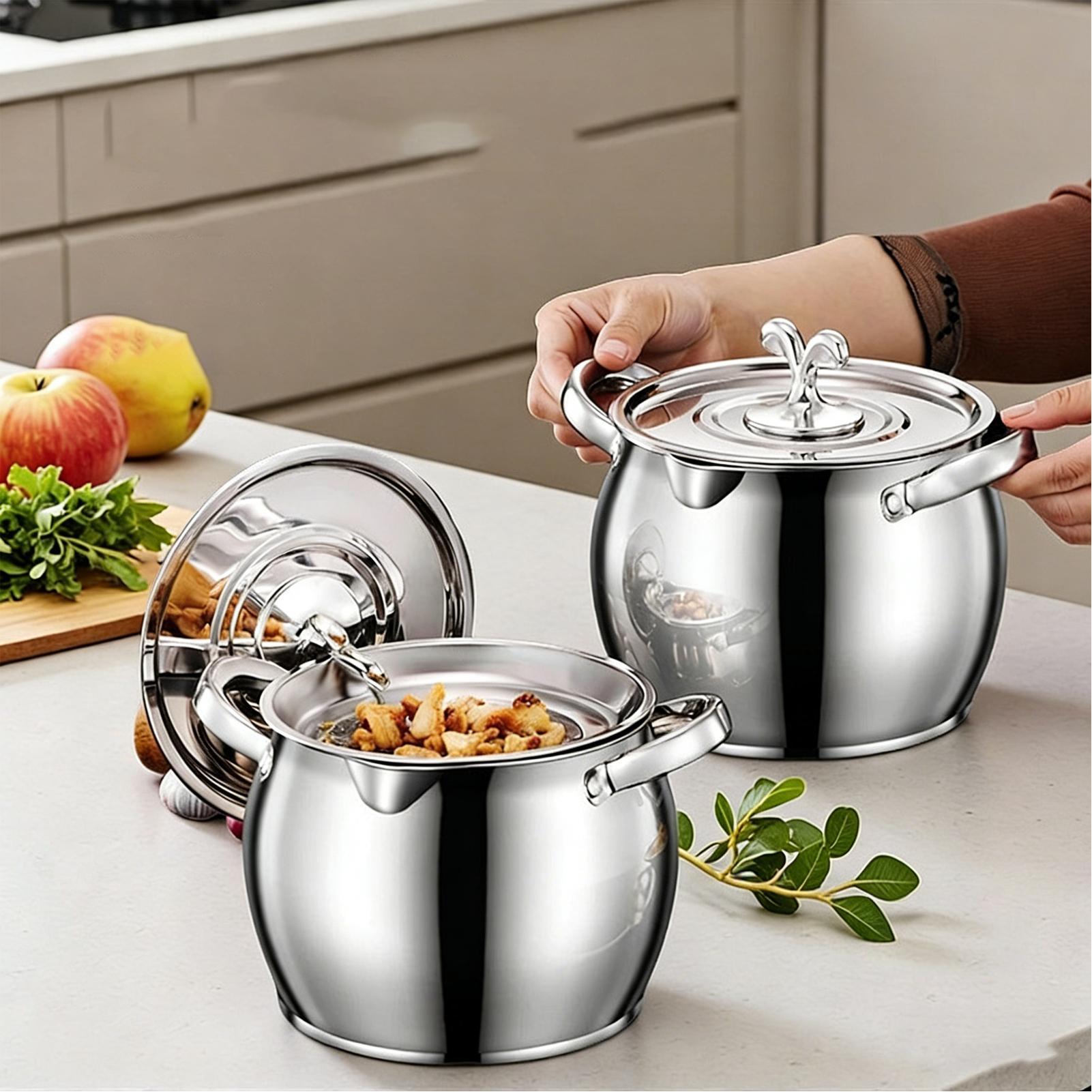 キッチン用グリース容器 ステンレス製脂肪収納キャニスター グ - Kitchen Baking Canisters のレビューと価格