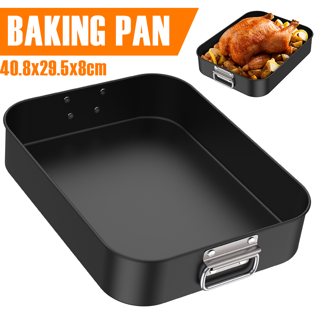 ステンレス鋼ハンドル付きの深さのベーキングパン,長方形のハン - Kitchen Baking Ware のレビューと価格
