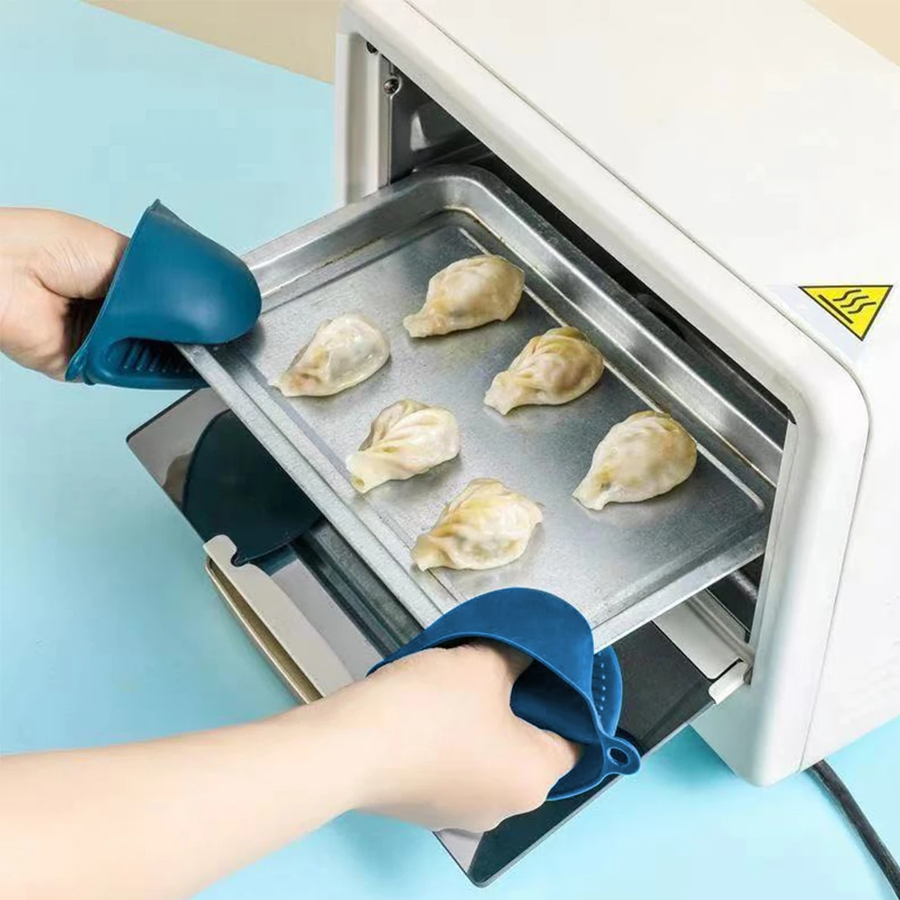 シリコン製オーブンミット、耐熱ピンチポットホルダー、滑り止め - Kitchen Baking Ware のレビューと価格