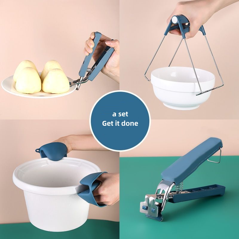 シリコン製オーブンミット、耐熱ピンチポットホルダー、滑り止め - Kitchen Baking Ware のレビューと価格