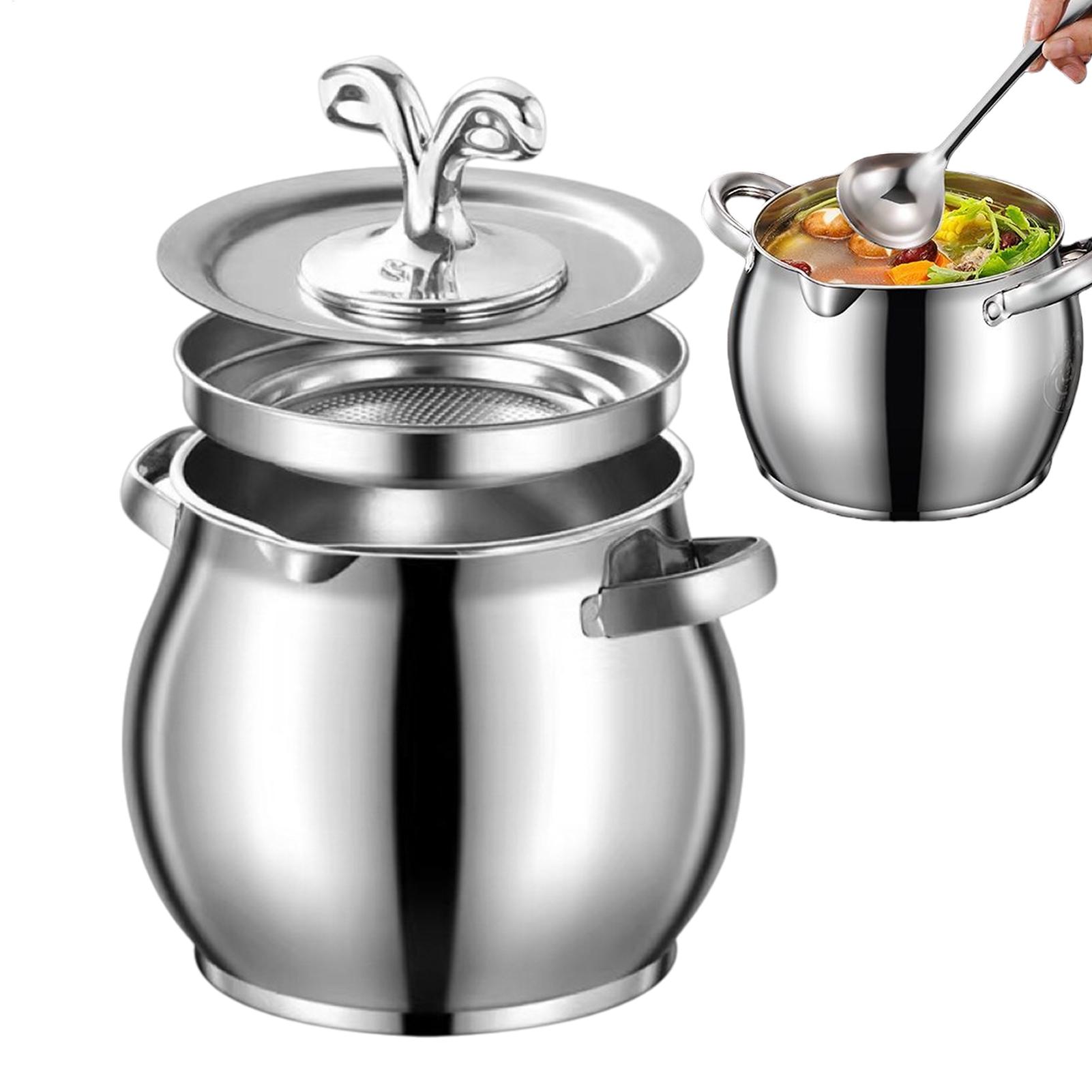 グリース容器 ステンレス製脂肪保存容器 グリースジャー スト - Kitchen Baking Canisters のレビューと価格