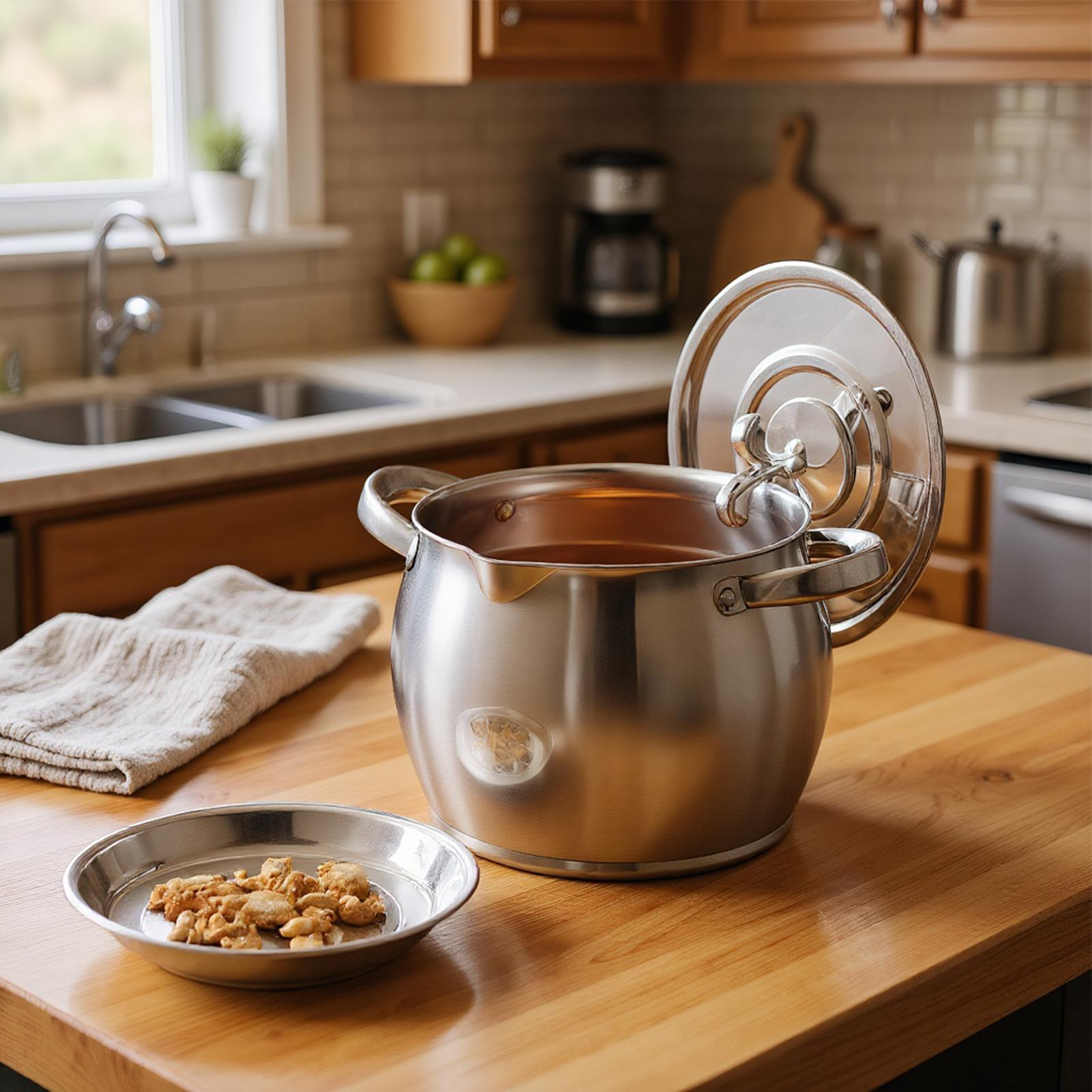 グリース容器 ステンレス製脂肪保存容器 グリースジャー スト - Kitchen Baking Canisters のレビューと価格