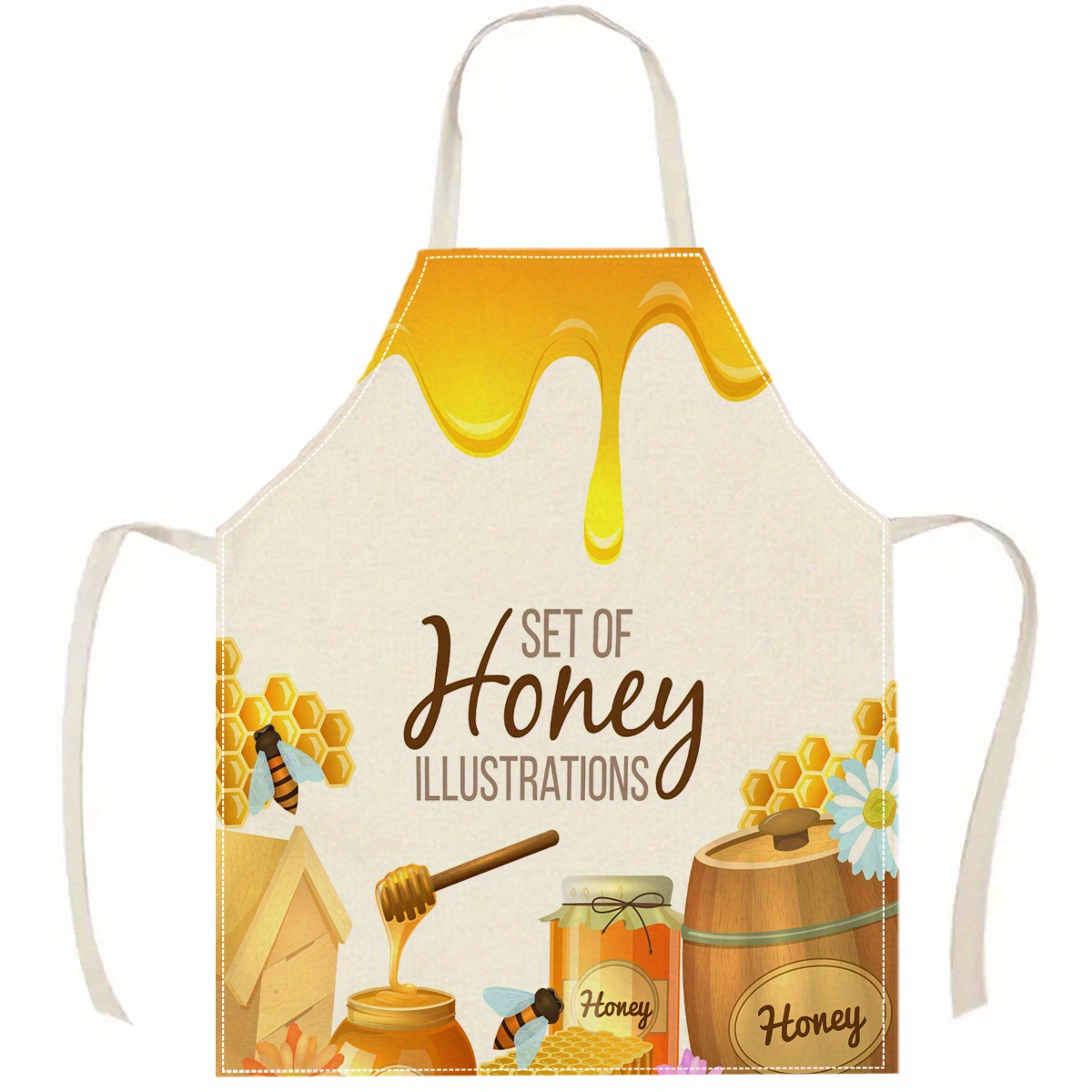 1pc ハニービーエプロン スイートキッチンギフト クッキン - Kitchen Baking Area Ideas のレビューと価格