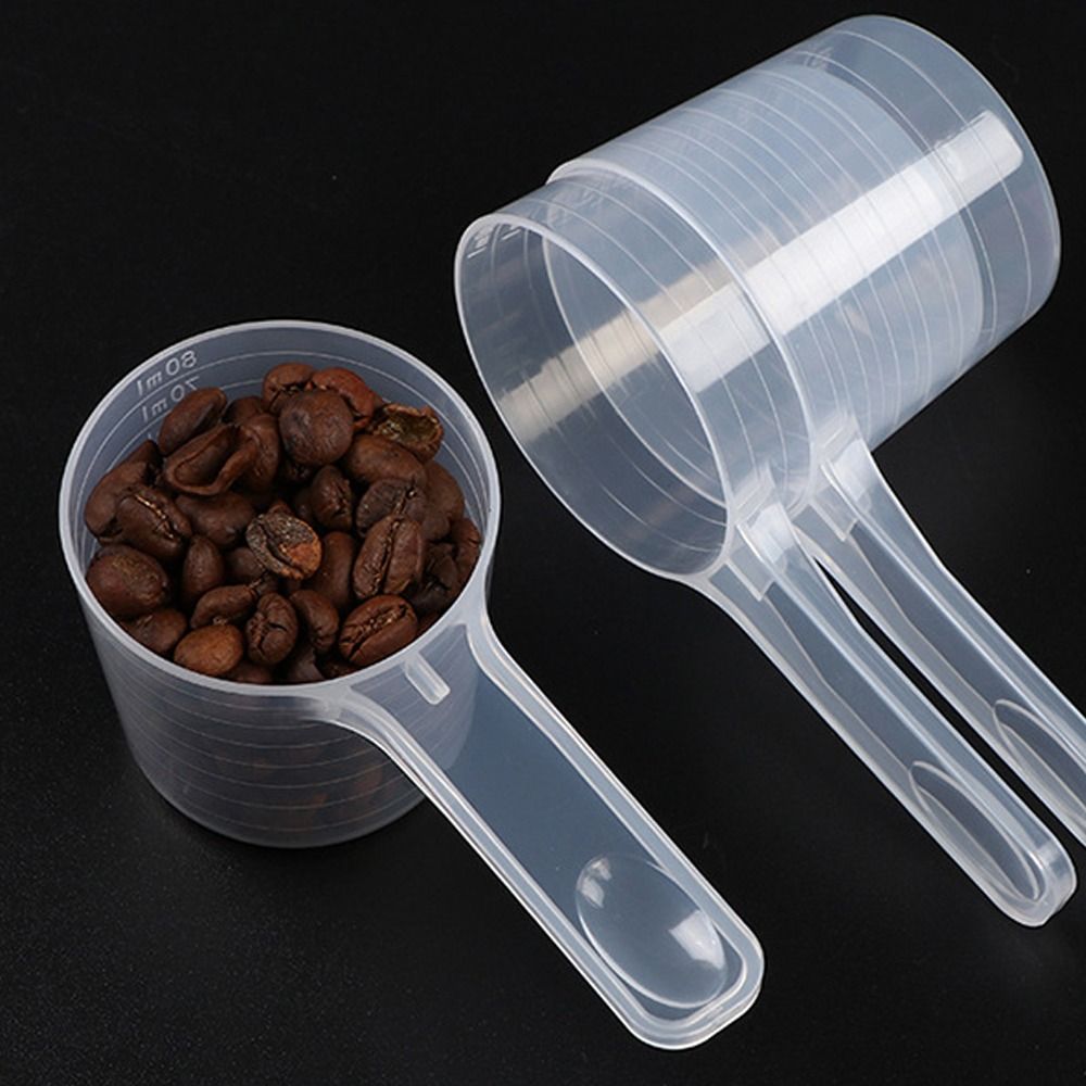 5 ピース/セット透明プラスチックスプーン測定平底スプーンス - Kitchen Baking Kit のレビューと価格