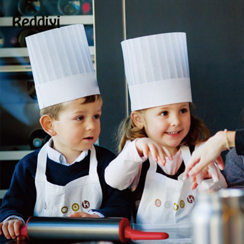 子供用キッチンハット,幼稚園用パンハット,使い捨て,不織布, - Baking Kitchen For Kids のレビューと価格