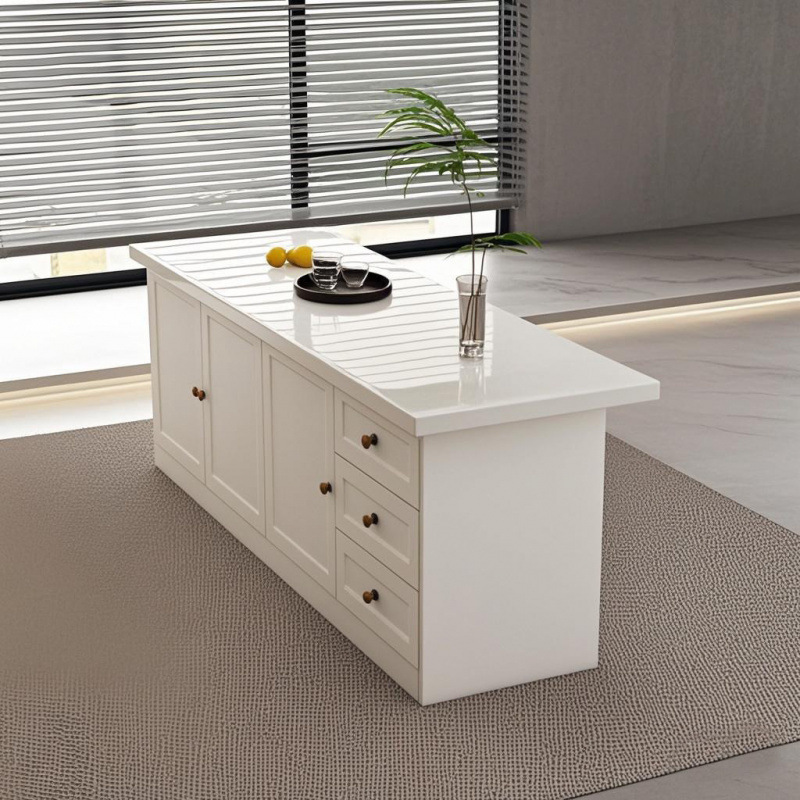軽贅沢なバー、家庭用キッチンアイランド調理一体型ベーキングテ - Kitchen Island Baking Table のレビューと価格