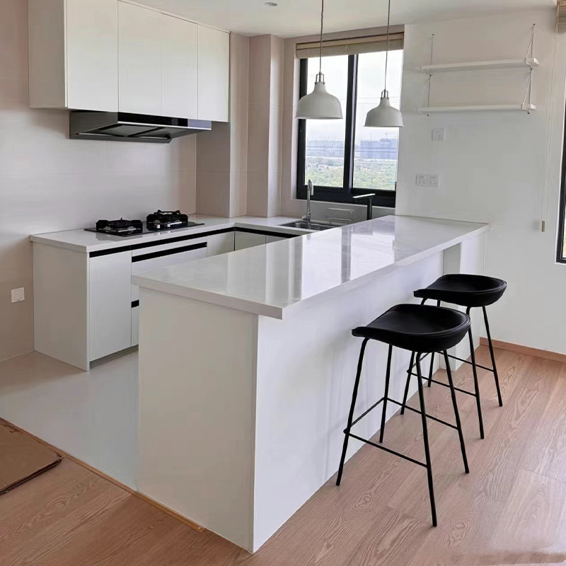 軽贅沢なバー、家庭用キッチンアイランド調理一体型ベーキングテ - Kitchen Island Baking Table のレビューと価格