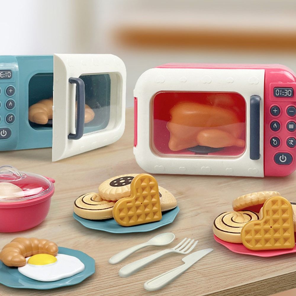 クリエイティブ多色クッキングプレイセット電子レンジプラスチッ - Baking Kitchen For Kids のレビューと価格