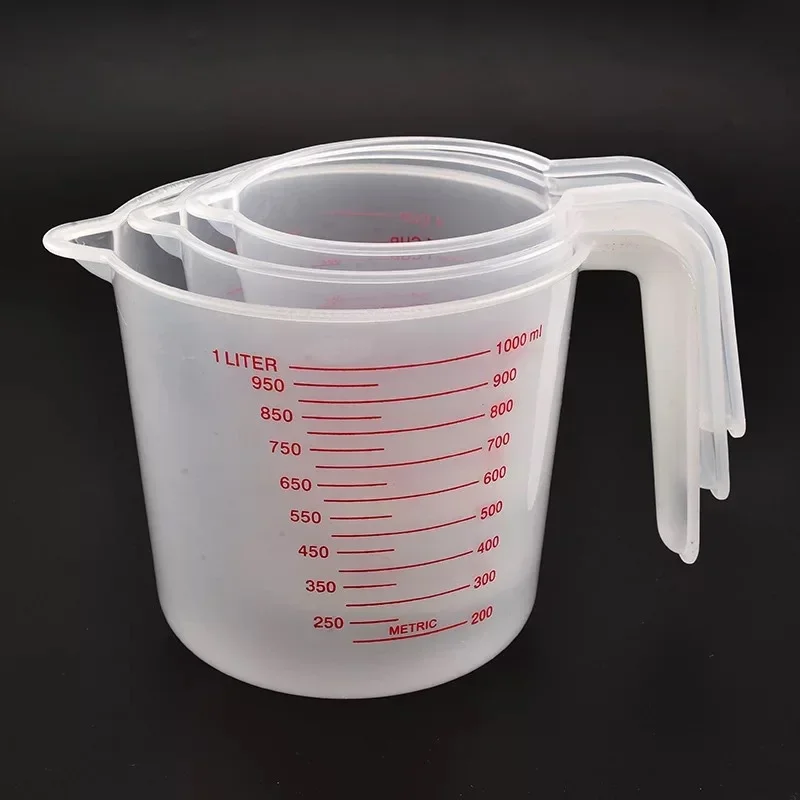 3 個キットベーキング液体計量カップ PVC スケールカップ - Kitchen Baking Kit のレビューと価格