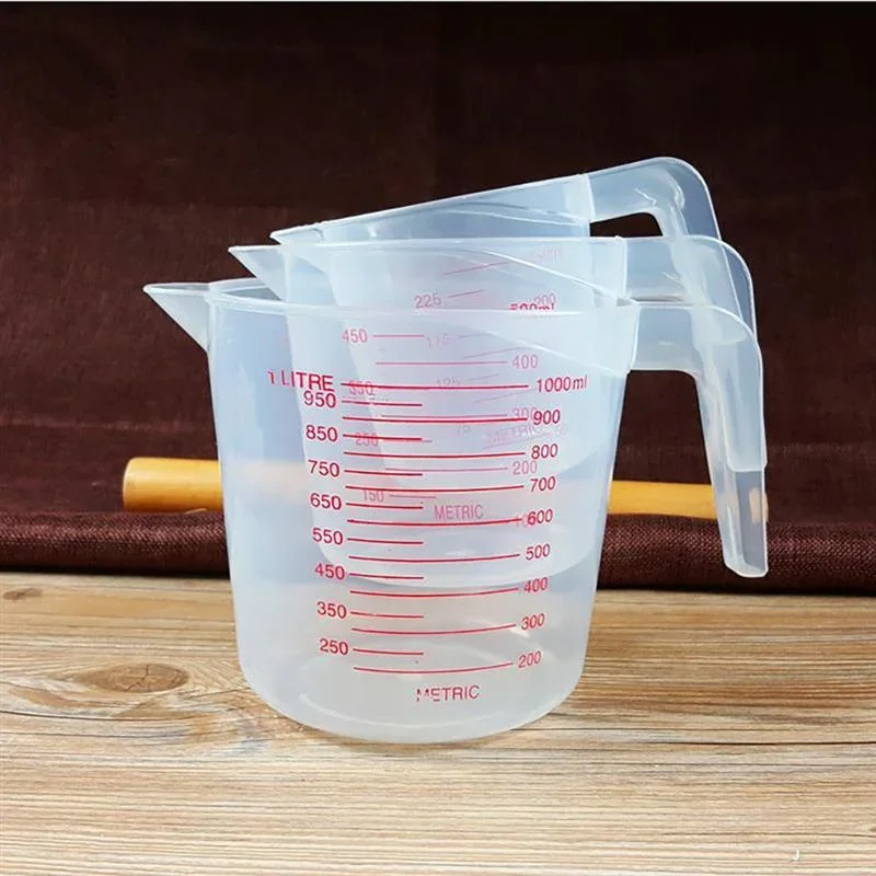 3 個キットベーキング液体計量カップ PVC スケールカップ - Kitchen Baking Kit のレビューと価格