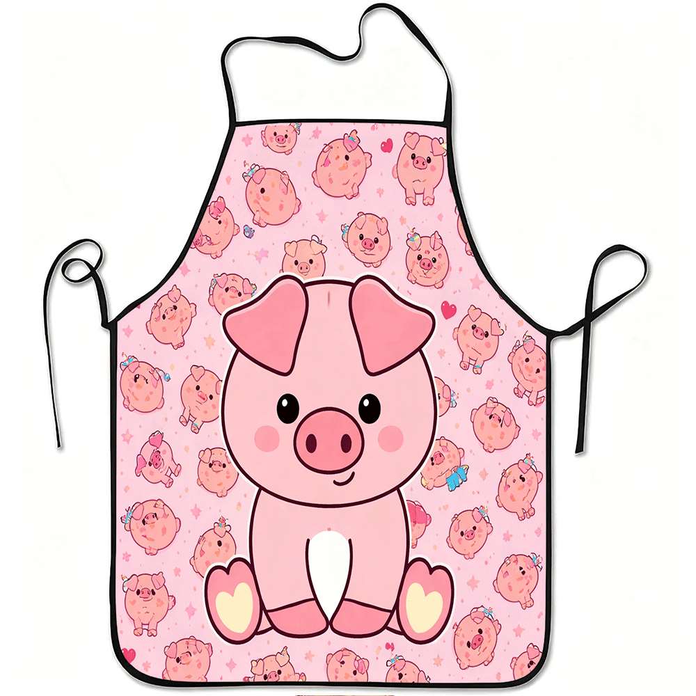 楽しい動物をテーマにしたエプロン1枚、キュートで甘いピンクの - Kitchen Baking Area Ideas のレビューと価格