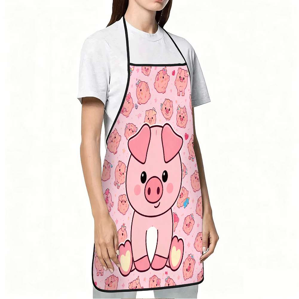 楽しい動物をテーマにしたエプロン1枚、キュートで甘いピンクの - Kitchen Baking Area Ideas のレビューと価格