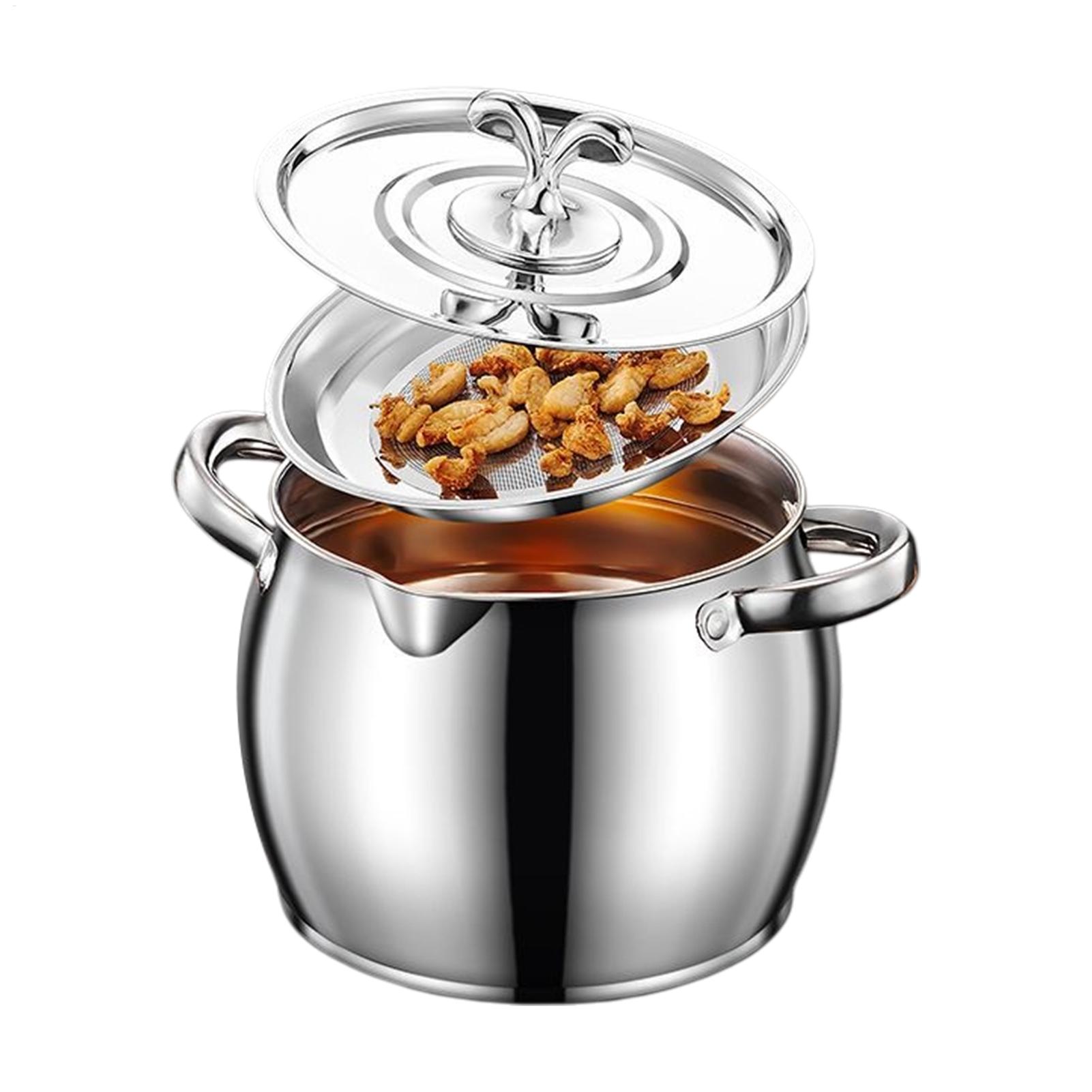 ベーコン油保存容器 ステンレス製 グリースジャー ストレーナ - Kitchen Baking Canisters のレビューと価格