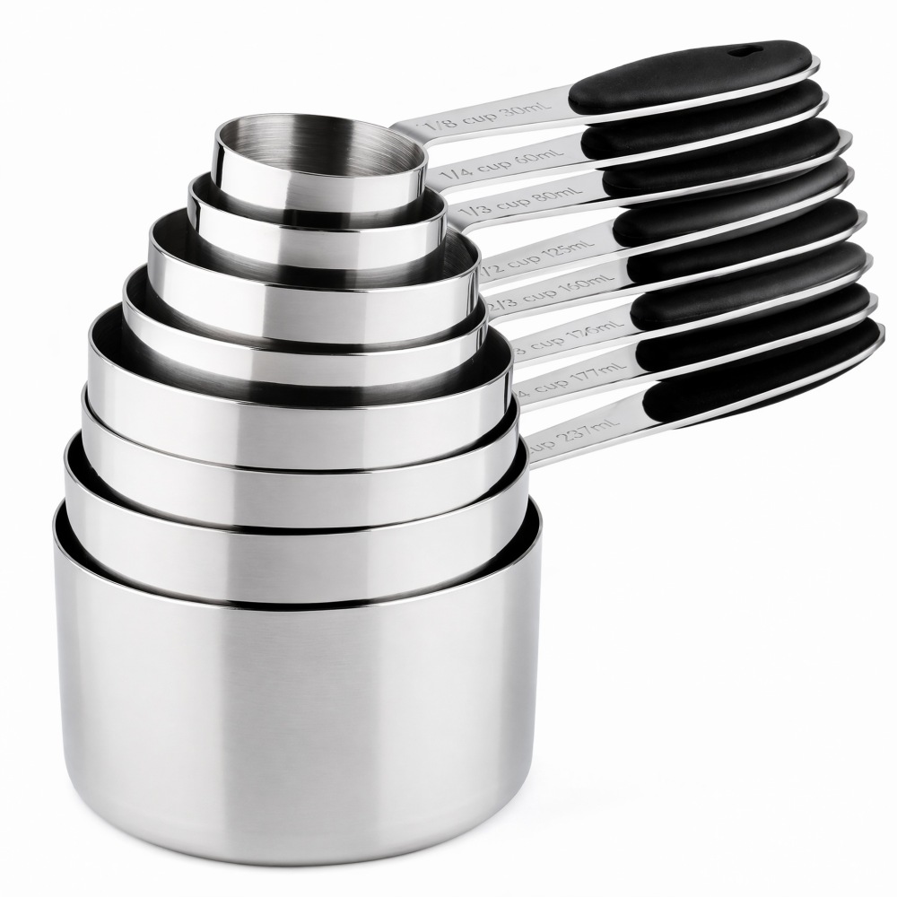 ステンレス製計量カップスプーンキット キッチンベーキングツー - Kitchen Baking Kit のレビューと価格