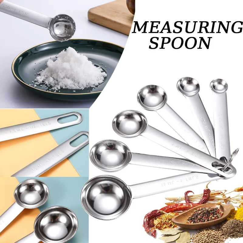 多目的食品グレードのステンレス鋼計量スプーンコーヒーパウダー - Kitchen Baking Kit のレビューと価格