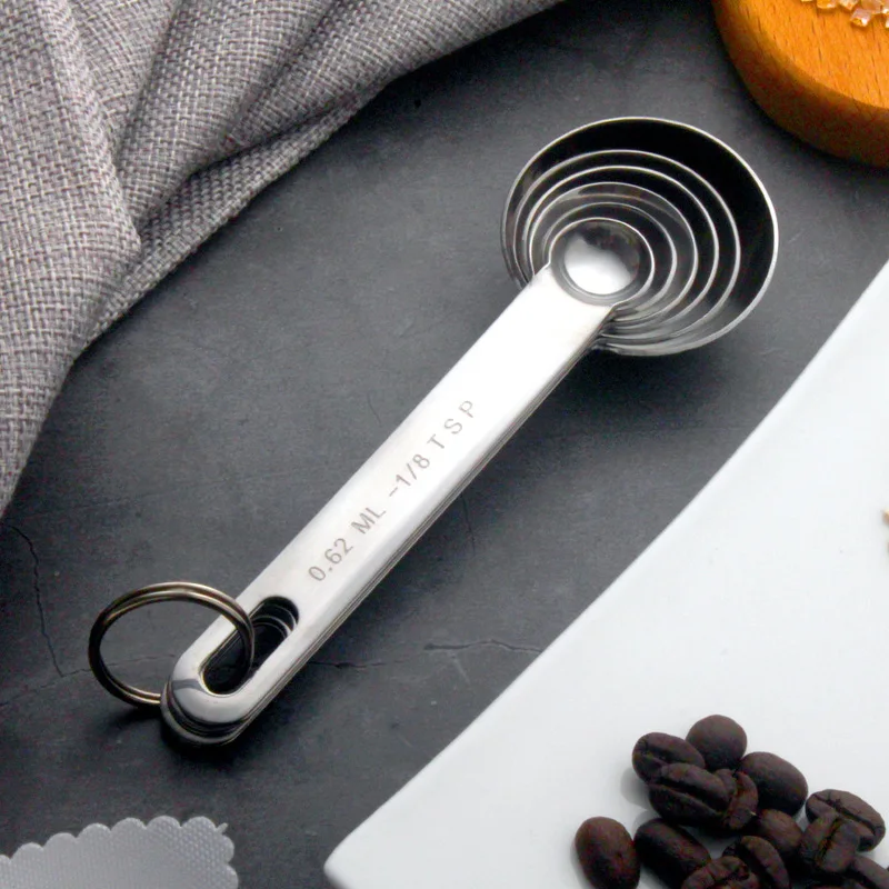 多目的食品グレードのステンレス鋼計量スプーンコーヒーパウダー - Kitchen Baking Kit のレビューと価格
