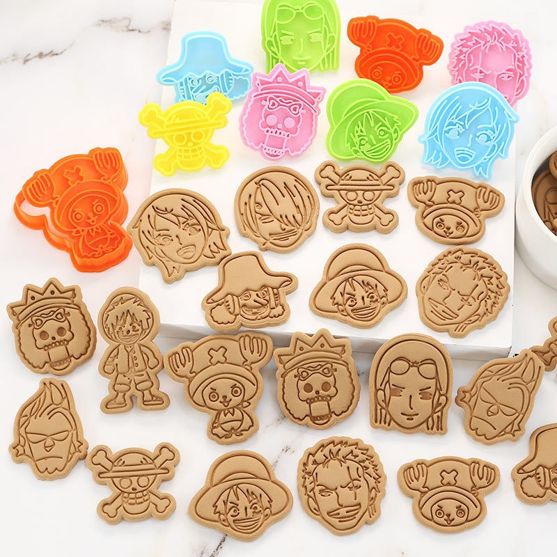 ワンピースクッキングモールドルフィゾロチョッパースカルクッキ - Kitchen Baking Area のレビューと価格